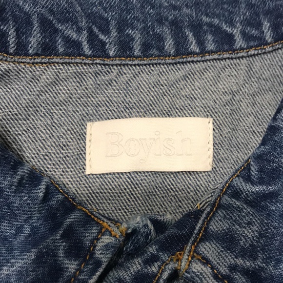Boyish the Bruno Crop Jean Jacket in Gilda NEW WITH TAGS - Picture 8 of 16